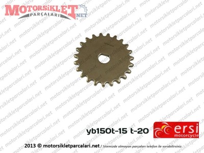 Ersi Motor YB150T-15 T-20 Yağ Pompa Dişlisi